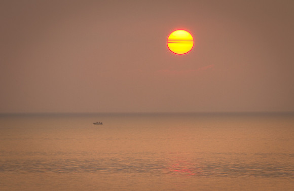 Hazy Sunset, Buffalo, NY