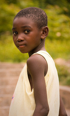 Gold earring - Saltmarsh, Ghana
