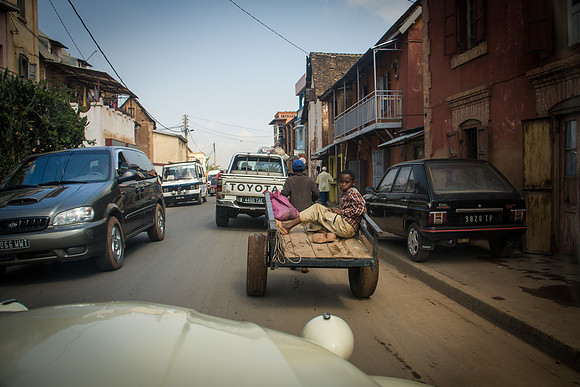 In Traffic - Antananarivo, Madagascar