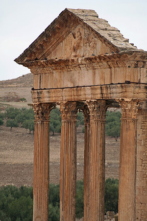 Lost Roman city of Dougga