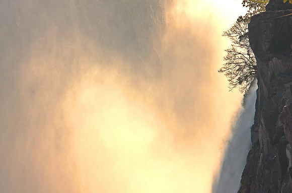 Vic Falls in the dry season