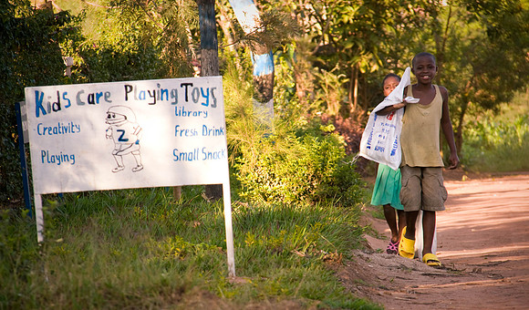 Playing toys -  Kigali, Rwanda