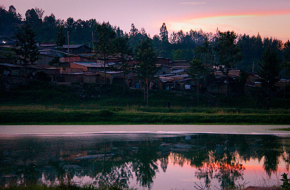 The pond 3 years later - Kigali, RW