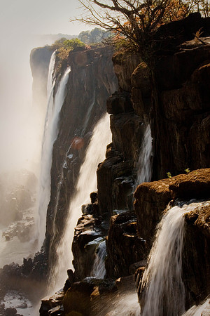 Vic Falls in the dry season