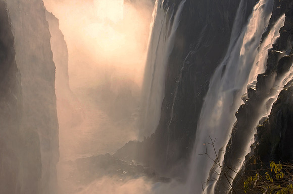 Vic Falls in the dry season