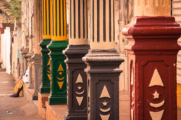 Islamic pillars - Antisiranana, Madagascar