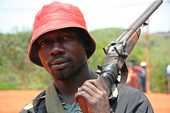 Man with gun