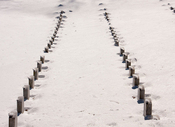 Arlington National Cemetery during Snowmageddon '10