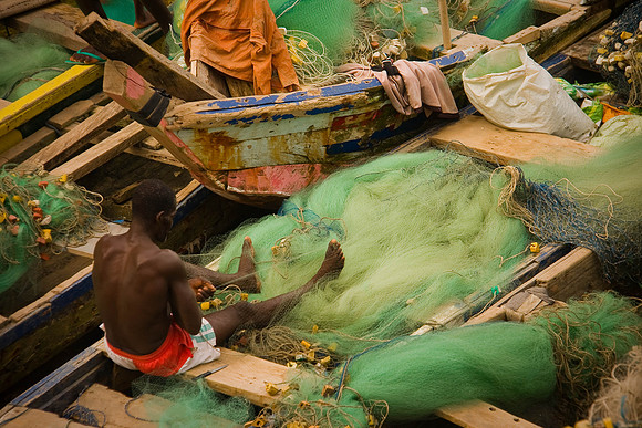 Fishing nets - Cape Coast, Ghana