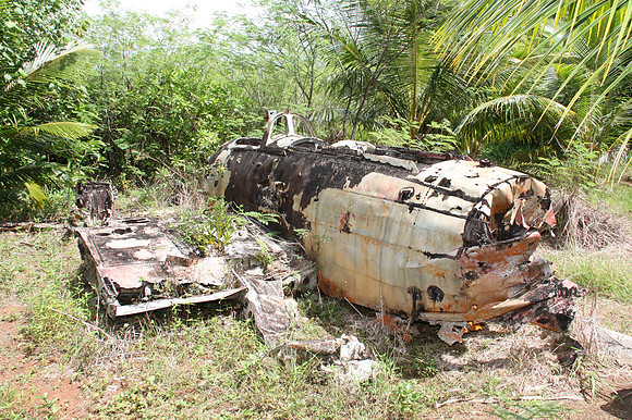 WWII Japanese Zero wreckage