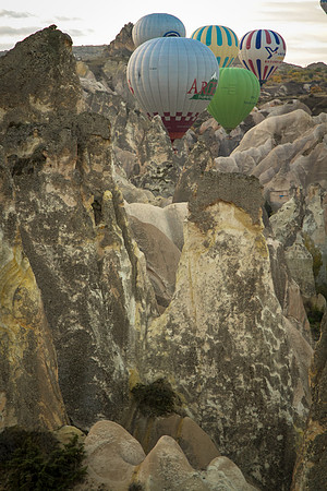 Peaks and Baskets