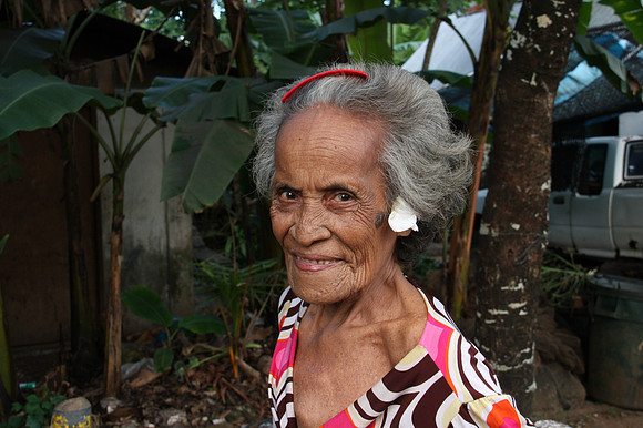 Grandmother on Pohnpei Island, Micronesia
