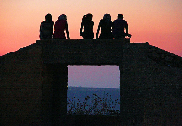 Sunset on the Golan Heights