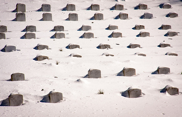 Arlington National Cemetery during Snowmageddon '10
