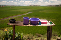 Kitchen sink with a view