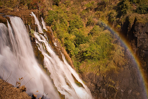 Vic Falls in the dry season
