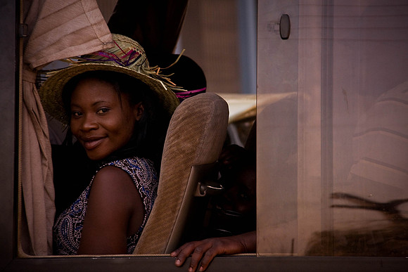 Smile on the bus - Lilongwe, Malawi